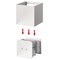 Quickway Imports Modern Decorative Waterproof Aluminum Wall Lamp 10 Watt Cool White 4000K, White Set of 2 QI004492.WT.2 - alternate 7